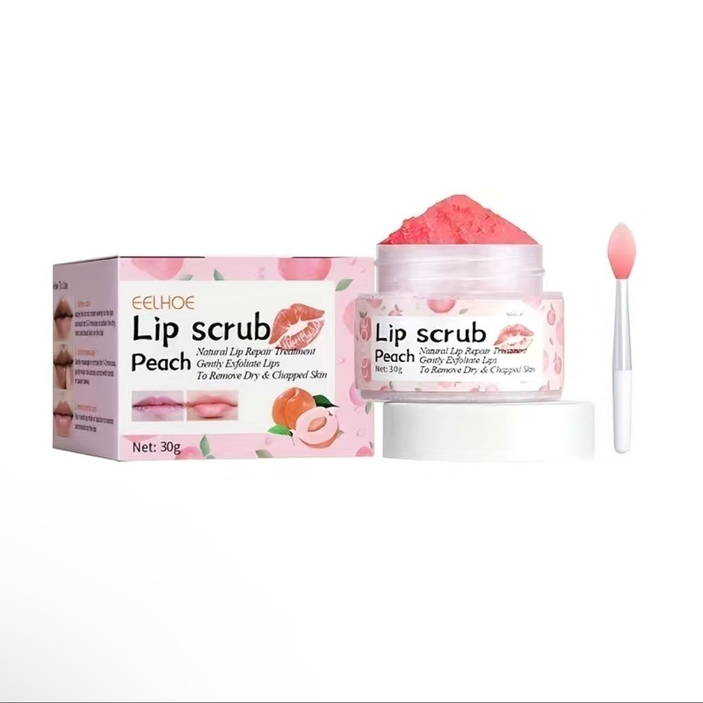 Nourishing Peach Lip Scrub Treatment